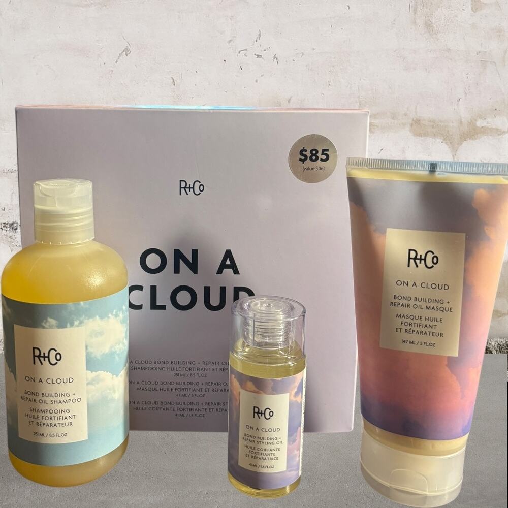 R+Co On A Cloud Bond Building Hair Care Set